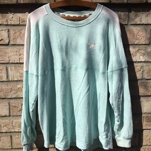 Blue sweater from Victoria Secrets Pink!